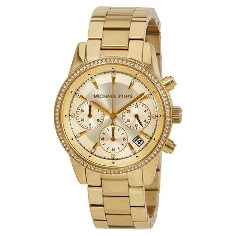 michael kors mk6356 ritz jak dzialaja tarcze|Michael Kors Women's Ritz Gold.